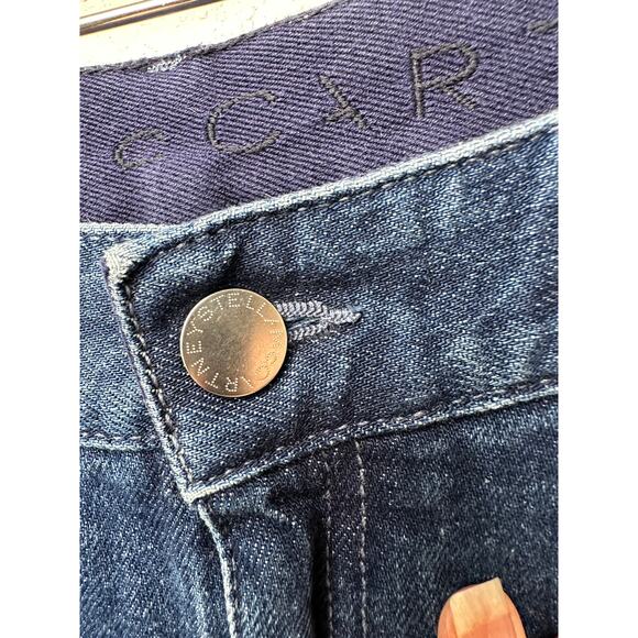 Stella McCartney Star Appliqué Jeans Blue Women’s US 28 Straight - Picture 4 of 16